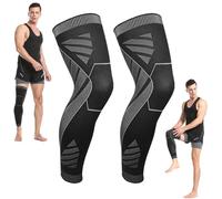 Flytex Full Leg Compression Sleeve, Flytex Knee Compression Sleeves, Flytex V2 Compression Sleeves for Knees and Legs, Compression Sleeves, M, M