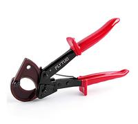 Flytuo Ratchet Cable Cutter HS325A - Heavy Duty Wire Cutter for Aluminum and Copper Cable up to 240mm². Precise Cutting for Electrical Work