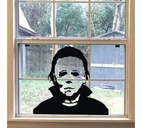 FlyWallD Halloween Holiday Decals Michael Myers Horror Living Room Sticker Funny Door Window Mirror Vinyl Art Décor
