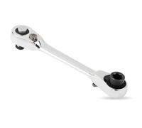 Flywheel Locking Tool Mini Treble 1/4 Ratchet Double Ended Quick Socket Screwdriver Hex Torque Wrenches Set 2-in-1 Spanner Hand Repair Tools Flywheel Puller