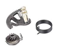 Flywheel Puller & Starter Clutch kit AB16-Kick Starter Kick Start Gear Sprocket Spring Kit Fit For 50 65 50CC 65CC Fit For Mini SR SX Kicker One Way Starter Clutch And Driven Gear