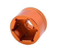 flywheel Remover 24mm 26mm 28mm 32mm Bike Fork Topcap Socket Tool Fit For Fox Float 32 34 36 38 40 Fit For Rockshox Suntour Epixon Epicon Flywheel Puller(26mm Orange)