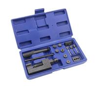 flywheel Remover Motorcycle Chain Breaker Riveting Tool 6 Pins Cutter Riveter Bike Press Handle For 415/420/428/520/525/530/630 Flywheel Puller