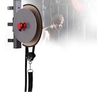 Flywheel Trainer, Variable Resistance Pulley Workout for Home or Office, Ideal for Leg and Arm Strength Training, Efficient Fitness Equipment for Full Body Workouts