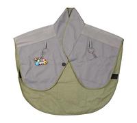 FLYXF Parrot Anti-Scratch Shoulder Protector Cape for Bird Poops Shawl Guard with Small-Bell Toy for Small Large Birds