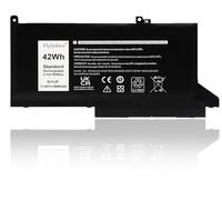 FlyZythrol 42Wh DJ1J0 battery Compatible With Dell Latitude 12 7280 7290 E7280 E7290 13 7380 7390 7490 E7380 E7390 14 7480 E7480 E7490 Series battery PGFX4 ONFOH 451-BBZL 3 cell