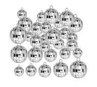 FLZOOY 30pcs Mini Disco Balls Mirror Small Disco Party Decorations Ornament for Wedding Birthday Party Decoration Prom Props 2cm 3cm 4cm 5cm 6cm
