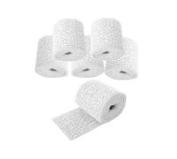 FLZOOY 6 Pack Plaster Gauze Bandage Plaster Cloth Rolls Strips Gauze Wrap for Body Casts Craft Projects Masks Scenery Art Belly Molds 7.5cm x 2.7m