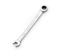 FLZOSPER 11/32 Inch SAE Box End Head Geared Wrench, 72-Tooth Ratcheting Combination Wrench Spanner