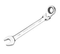 FLZOSPER 11/32‘’ SAE Flex-Head Gear Wrench,Box End Head 72-Tooth Ratcheting Combination Wrench Spanner