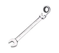 FLZOSPER 26mm Metric Flex-Head Gear Wrench,Box End Head 72-Tooth Ratcheting Combination Wrench Spanner