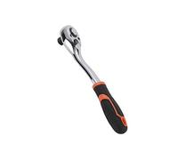 FLZOSPER Drive Socket Ratchet Wrench, Quick-Release Composite Offset Ratchet, 72-Tooth Oval Head (1/4-inch)