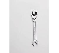 FLZOSPER Metric Fix Tubing Wrench，Flex-Head Gear Wrench, Ratcheting Fix Combination Wrench Spanner (17mm)