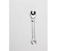 FLZOSPER Metric Fix Tubing Wrench，Flex-Head Gear Wrench, Ratcheting Fix Combination Wrench Spanner (22mm)