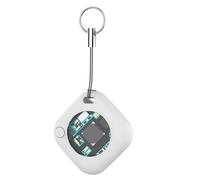 FM-25 Pet Locator Intelligent Tag Anti Loss Device Dog Pet Finder Key Alarm Tag MFi Suitable for Find My App Global Location One-Click Recall Ultra-Long Standby Accurate Search