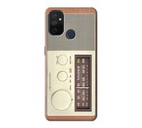 FM AM Wooden Receiver Graphic Case Cover For OnePlus Nord N100