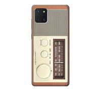 FM AM Wooden Receiver Graphic Case Cover For Samsung Galaxy Note10 Lite