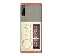 FM AM Wooden Receiver Graphic Case Cover For Sony Xperia L4