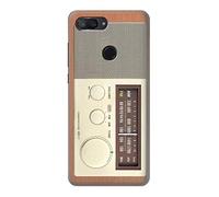 FM AM Wooden Receiver Graphic Case Cover For Xiaomi Mi 8 Lite