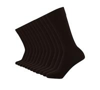 FM London Mens Bamboo Socks, Black, 6-8 UK