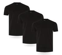 FM London 3/5-Pack Mens T Shirt - Premium Weight T-Shirts for Men with Lightly Fitted Design - Super Soft - Made with 100% Cotton - Stretch Fit for Any Occasion - Durable Comfort Fit
