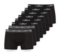 FM London 4/8-Pack Mens Boxers with Elastic Waist - Soft Boxer Shorts Men, Stretch Fit Underwear for Everyday Wear - Fitted Hipster Underwear