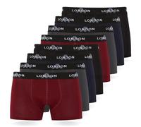FM London 4/8-Pack Mens Boxers with Elastic Waist - Soft Boxer Shorts Men, Stretch Fit Underwear for Everyday Wear - Fitted Hipster Underwear