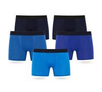 FM London 5-Pack Mens Boxers with HyFresh Odour Protection Technology - Breathable Mens Underwear Suitable all Occasions - Tagless and Multipack Designed for a 24hr Wear - Super Soft
