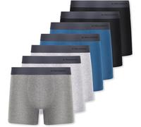 FM London 7-pack Mens Boxers, Tag Free - Cotton Rich, Breathable, Soft and Stre