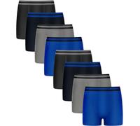 FM London Boys (8-pack) Boxers With Elastic Waistband Underwear, Blue, 9-10 Years UK