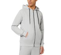 FM London Mens Hyfresh Zipped Hoodie, Grey, S UK