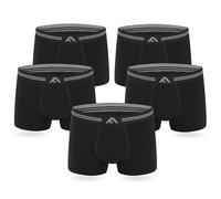 FM London Men's Super Soft Bamboo Boxer Shorts 5-Pack