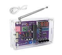 FM Radio Kit Soldering Practice Electronics Kits DIY Electronic School Project Kit FM 87-108MHz with 2 Power Modes EK1989 Soldering Learning Teaching and Hobbies for Beginners Adults Men Kids