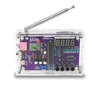 FM Radio Kit Soldering Practice Kit, DIY Electronic Project Kit FM 87-108MHz with 2 Power Modes EK1989, Teaching Kit