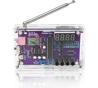 FM Radio Kit Soldering Practice Kits, DIY Electronic Project Kit FM 87-108MHz with 2 Power Modes EK1989, Soldering Learning and Teaching for Beginners, Adults, Kids