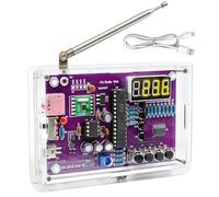 FM Radio Kit, Soldering Practice Kits DIY Electronic School Project FM 87-108MHz with 2 Power Supply Modes USB or Battery EK1989, Soldering Learning and Teaching Kit for Beginners Adults Kids Youth