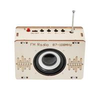FM Radio Kit | Wooden Electronic Project Kit | Educational Building Toys for Projects Teens Adults Birthday Family Friends