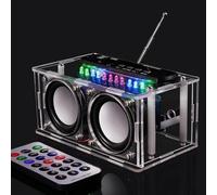FM Radio Kits, DIY FM Radio Electronic Speaker Soldering Practice Kit with LED Indicator Remote Control for Beginners, Adults, Kids