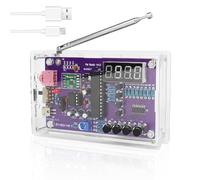 FM Radio Soldering Practice Kit, DIY Electronic School Project FM 87-108MHz with 2 Power Modes EK1989 Soldering Learning Teaching and Hobbies for Beginners, Adults, Youth, Kids