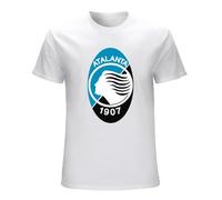 Fm10 Men's T-Shirt Atalanta Bergamo DEA Nerazzurri Sport Tee Shirt White Size S