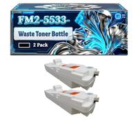 FM2-5533-000 Waste Toner Bottle Compatible for Canon iR ADVANCE C3580 iRC3580i iRC3580Ne iRC3880 iRC3880i Printers, With Chip Large Capacity 50000 Pages (2-Pack Black)