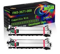 FM3-3671-000 Compatible for Canon Developer Unit with Chip imageRunner 2025i 2030 2030i 2318L Printers (2-Pack Black)