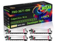 FM3-3671-000 Compatible for Canon Developer Unit with Chip imageRunner 2025i 2030 2030i 2318L Printers (4 Pack Black)