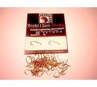 FM31531-S12 Fulling Mill Competition Heavyweight Hooks - Black - Size 12