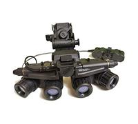 FMA Airsoft Paintball Non-functioning GPNVG18 Night Vision Goggles Model Tactical Hunting Cosplay Dummy NVG L4G24 Helmet Mount Plastic Set (BK)