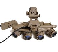 FMA Airsoft Paintball Non-functioning GPNVG18 Night Vision Goggles Model Tactical Hunting Cosplay Dummy NVG L4G24 Helmet Mount Plastic Set (DE)