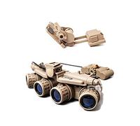 FMA Tactical Hunting Dummy Night Vision Goggle GPNVG 18 & Plastic L4G24 NVG Mount For Airsoft (Sand)