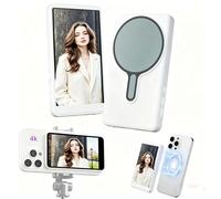 FMC Magnetic Phone Vlog Selfie Monitor Screen, 1080P Wireless Recording, Using Phone Rear Camera for Selfie Vlog Live Stream TikTok, Compatible with iPhone(Support 4K 30fps)