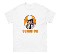 FMCA 80s Tshirt -Smokey and The Bandit Sheriff Justice Sumbitch WhiteXX-Large