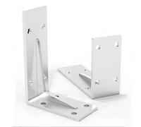 FMCAGNGAKP Max Load 400 Lb - Heavy Duty Shelving Brackets, Stainless Steel DIY Wall Mounted Shelf Bracket, Shelf Support Angle Brackets For Shelves, Pack Of 2(29.5cm/11.61in)